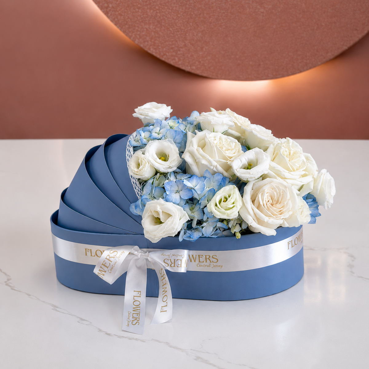 ITS A BABY BOY Signature Arrangement in Crib