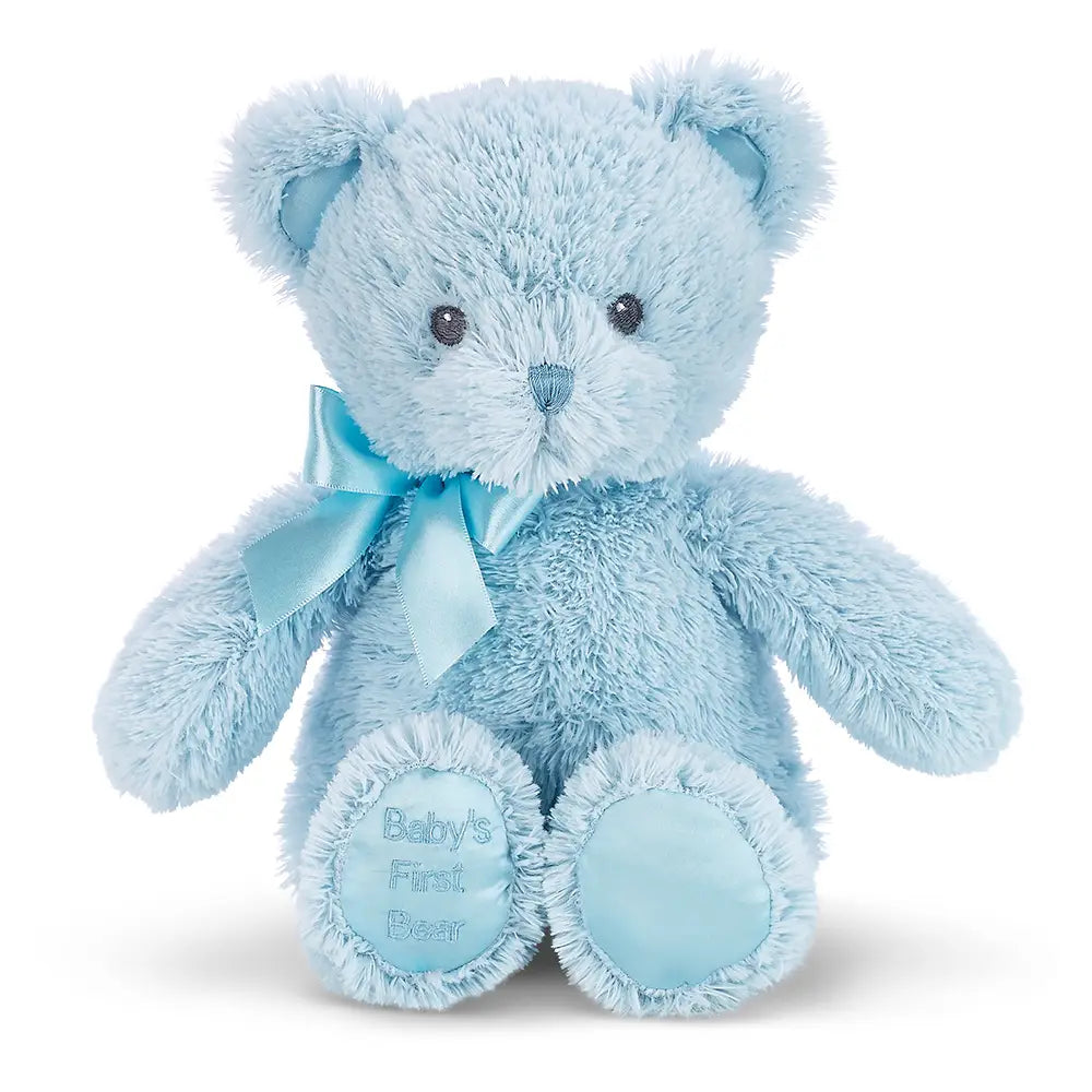 It's A Baby First Teddy Bear Soft Toy BLUE 9"