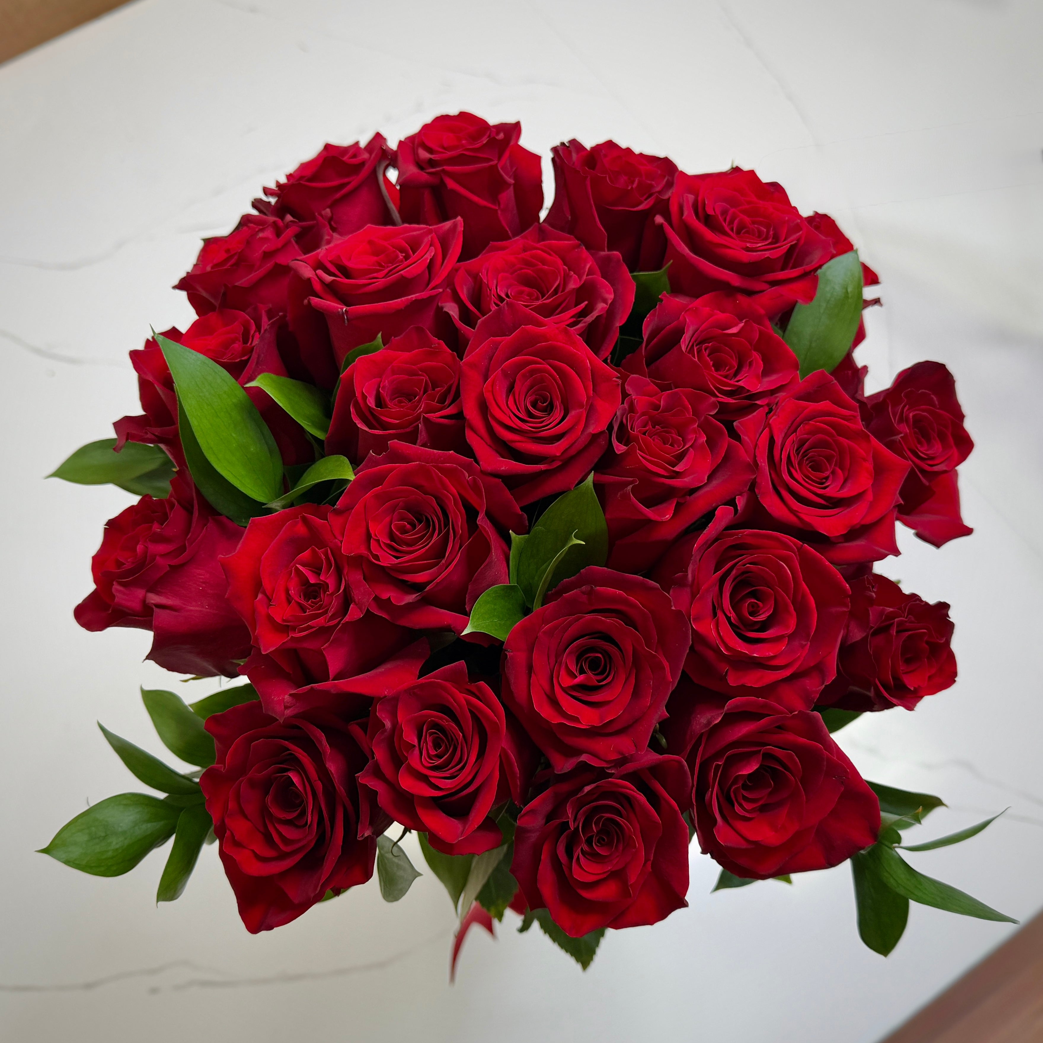 Red Roses in Our Signature Vase