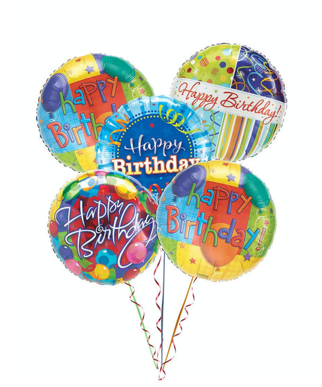 Happy Birthday Balloons Bundle 7pc.