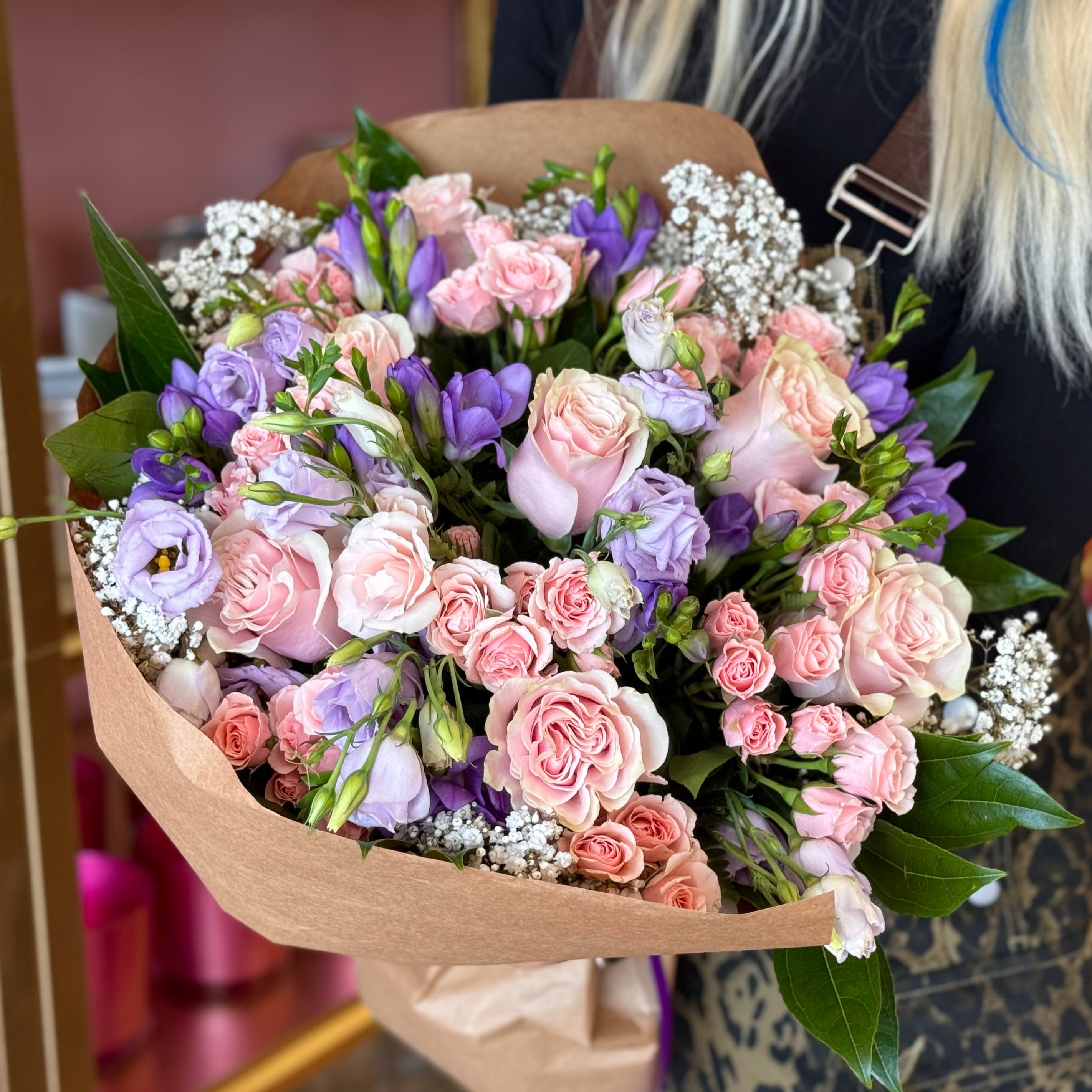 MIKAELA Pink & Lavender Signature Bouquet