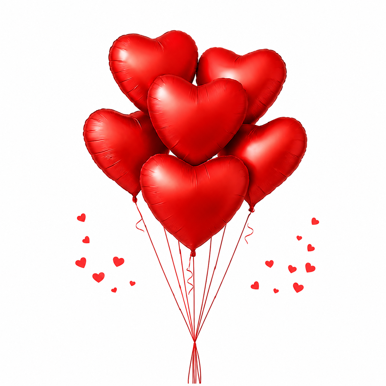 Red Balloons Bundle 7 pc.
