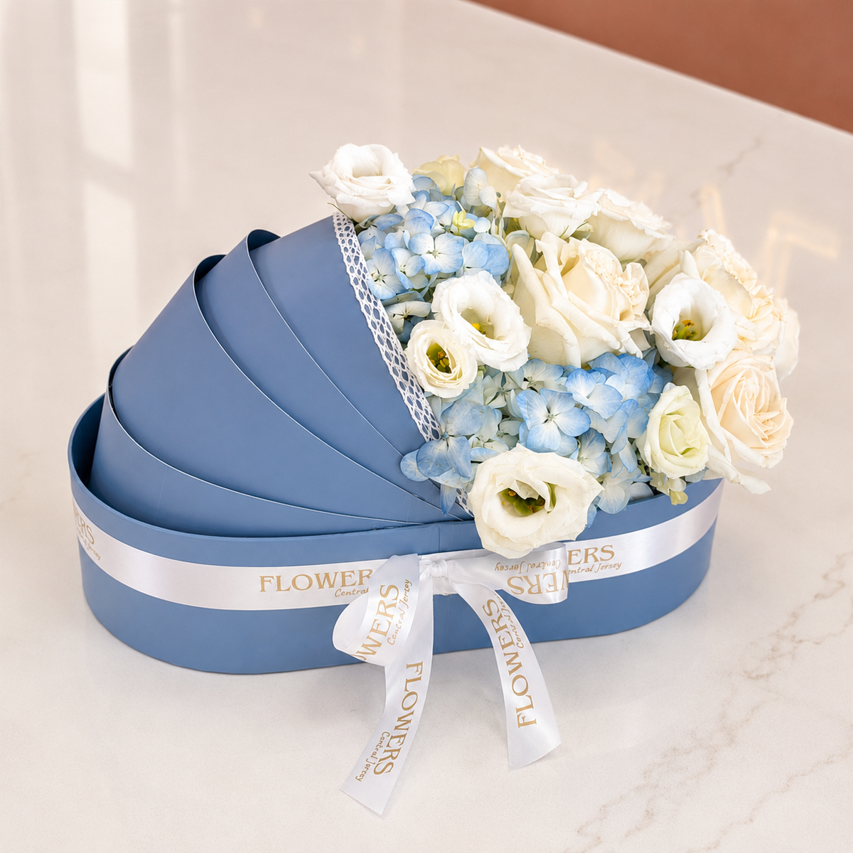 ITS A BABY BOY Signature Arrangement in Crib
