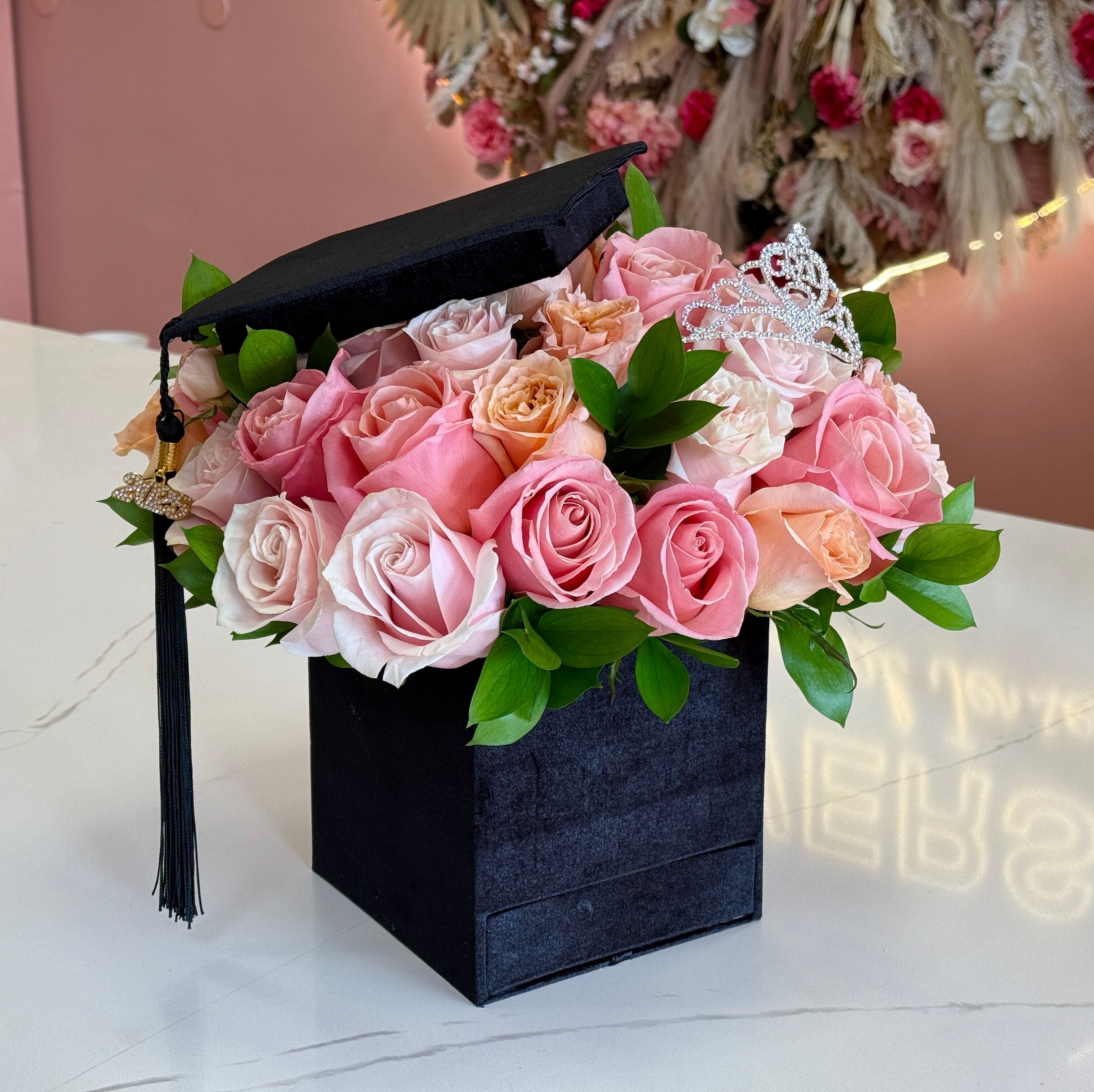 TOO COOL FOR SCHOOL Pink Roses Special Flower Box