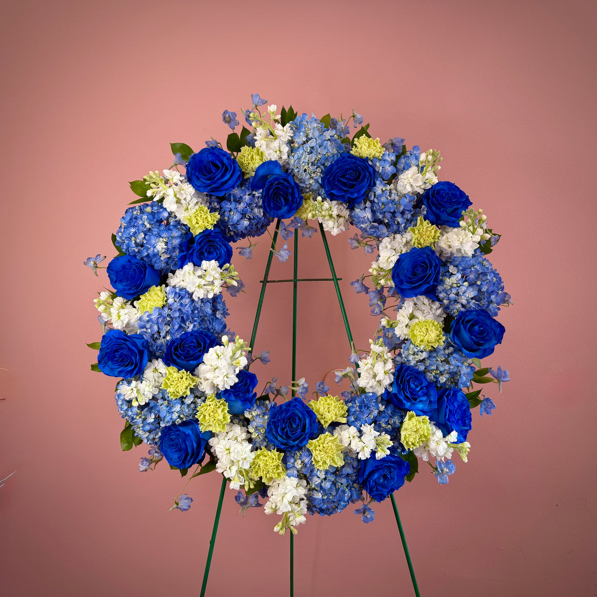 Wreath Sympathy Floral Arrangement