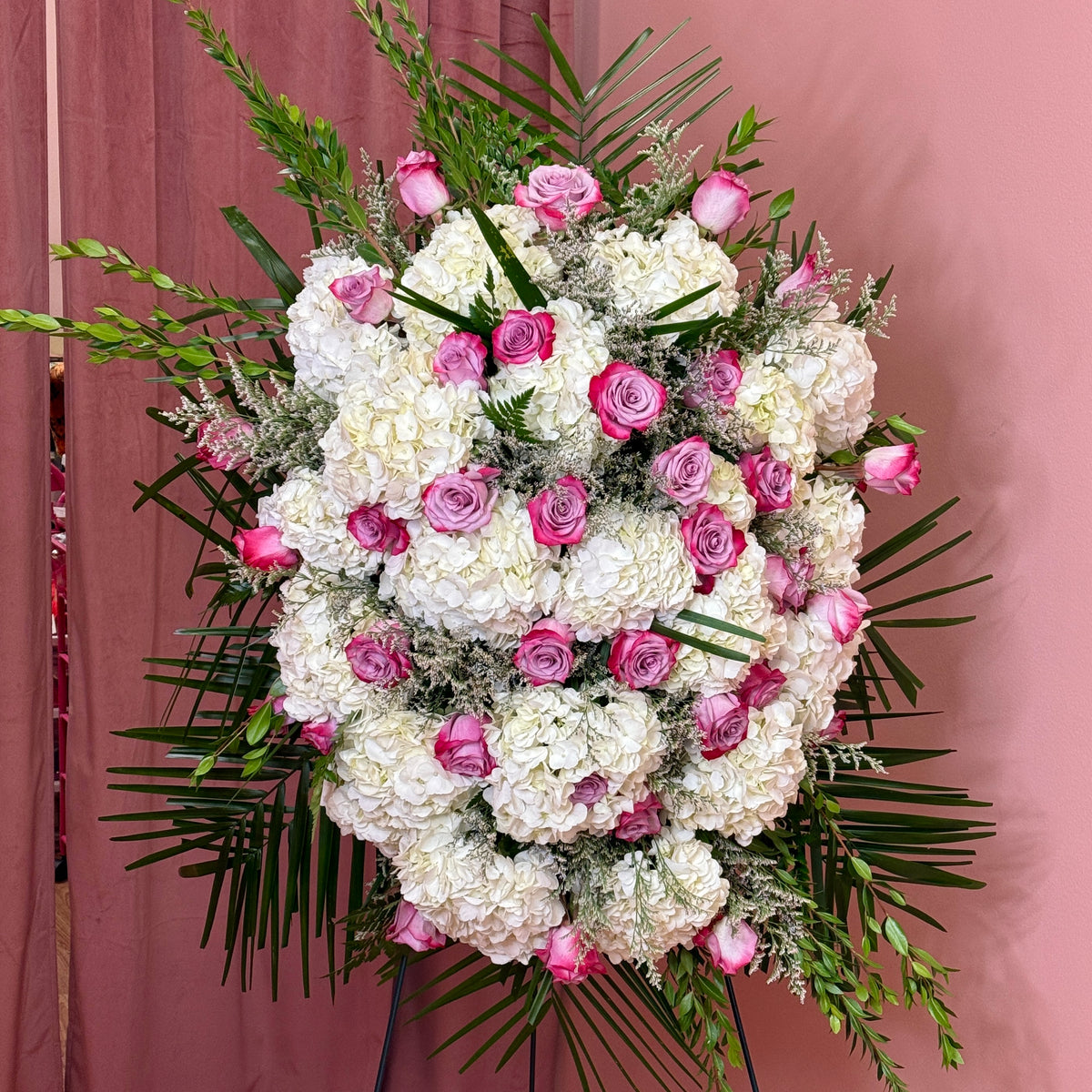 Standing Spray Sympathy Floral Arrangement