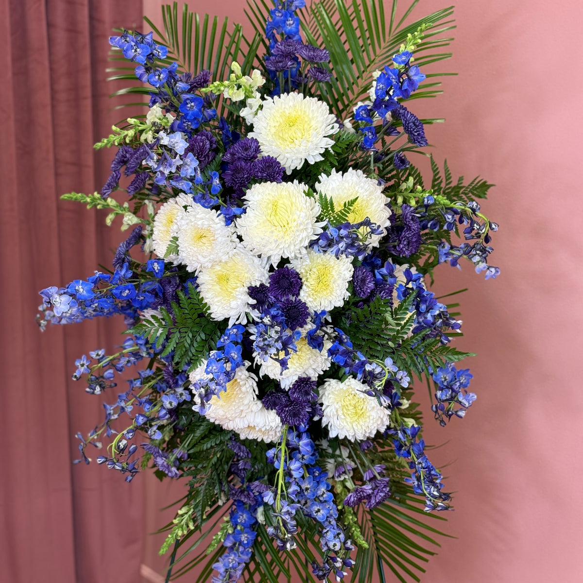 Standing Spray Sympathy Floral Arrangement
