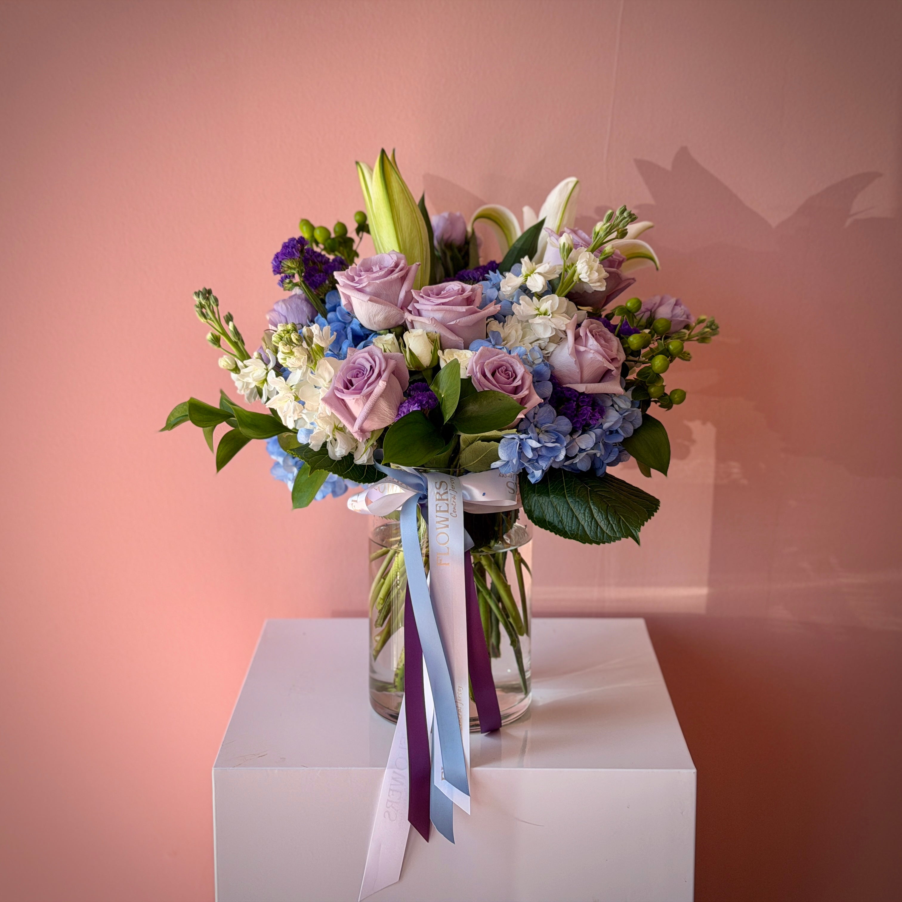 REGINA Purple & Blue Signature Vase